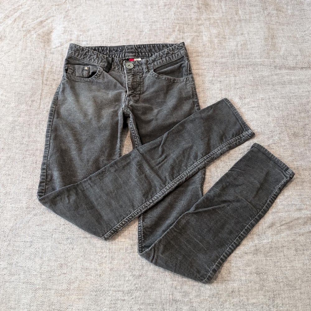 Divided by H&M Skinny Corduroy Pants Gray Size 2